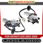 Window Lift Motors For Infiniti G35 2003-2006 Q45 FX35 Front Side W/ Anti-clip. Fixed Price $85.98.