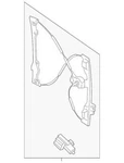 Genuine Ford Window Regulator ML3Z-1523200-D. Fixed Price $98.00.