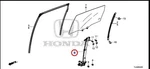 Honda Left Rear Door Window Regulator 2017-2022 Cr-v Oem# 72750-TLA-A11. Fixed Price $387.47.