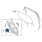 Genuine Ford Window Motor LJ6Z-5823395-B. Fixed Price $82.05.
