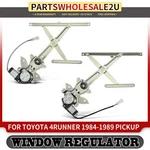 2X Front Power Window Regulator W/ Motor Assembly For Toyota 4RUNNER 1984-1989. Fixed Price $96.08.