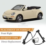 1Y0837462F Front Right Rh Power Window Regulator For Vw Beetle Convertible 03-11. Fixed Price $85.99.